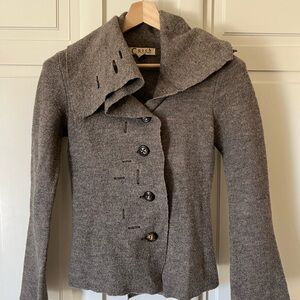 Boiled Wool Sweater Jacket